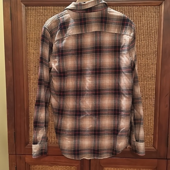 Abercrombie & Fitch Plaid Flannel Shirt Small - Picture 6 of 8